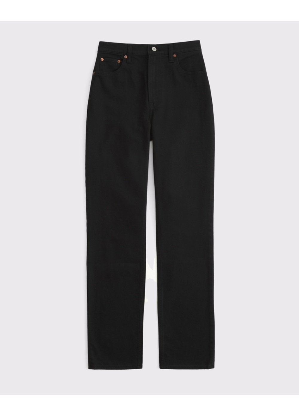 Abercrombie & Fitch Ultra High-Rise 90’s Straight Leg Jeans Black | 32R